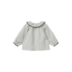 AlminaSB Blouse, black thin stripe