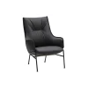 Aloe High Back Chair, marrone
