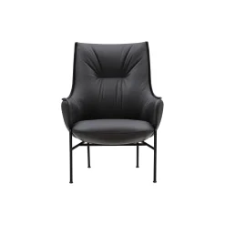 Aloe High Back Chair, marrone