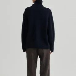 Alpha Knit T-Neck, night sky