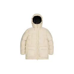 Alta Long Puffer Cargo Jacket, dune grain