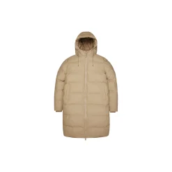 Alta Long Puffer Jacket, sand