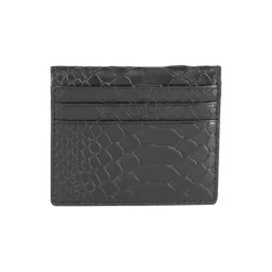 Amelie Card Holder, snake black