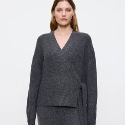 Amourette Cozy Cardigan, dark grey melange