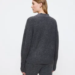 Amourette Cozy Cardigan, dark grey melange