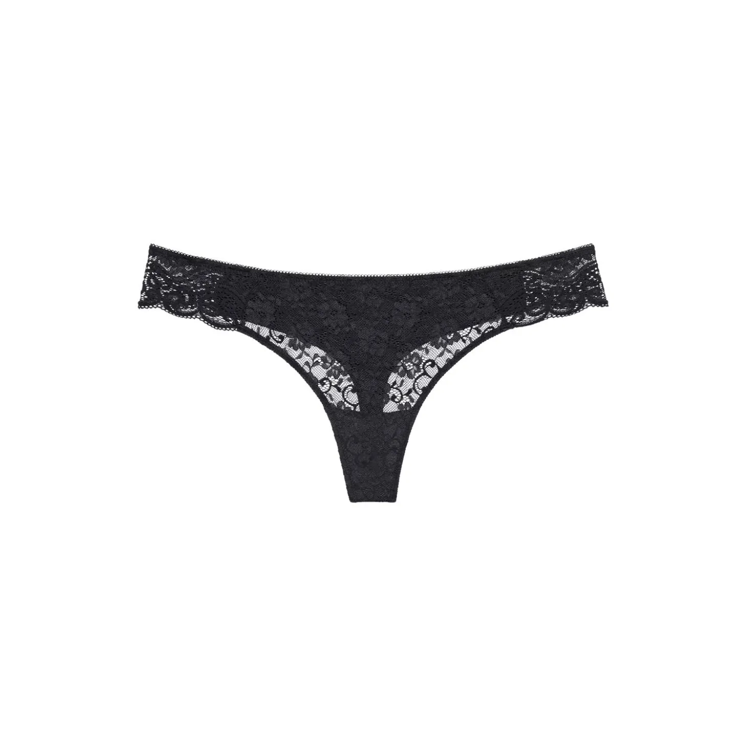 Amourette Hipster String Briefs, black