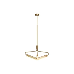 Angel 3 300 Wide Chandelier, brass