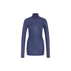 AngelaBB Roll neck, medieval blue