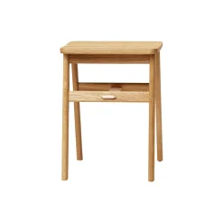 Angle Foldable Stool, oiled oak