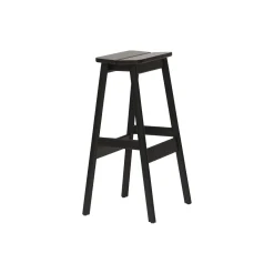 Angle Standard Bar Stool, black