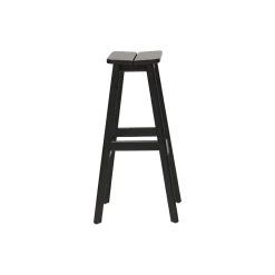 Angle Standard Bar Stool, black