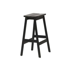 Angle Standard Bar Stool, black