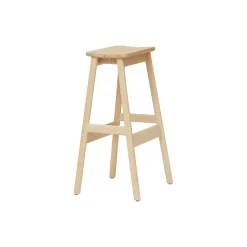 Angle Standard Bar Stool, beech