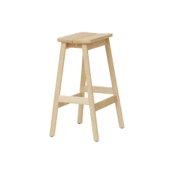 Angle Standard Bar Stool, beech