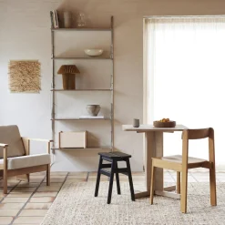 Angle Standard Stool, black