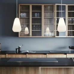 Anoli 1 Medium Pendant, nordic gold/opal