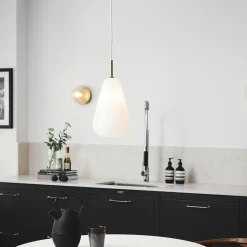 Anoli 1 Medium Pendant, nordic gold/opal