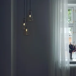 Anoli 3 Pendant, nordic gold/gold