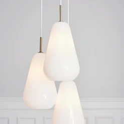 Anoli 3 Pendant, nordic gold/opal