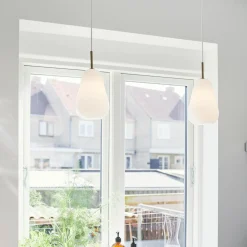 Anoli 1 Small Pendant, nordic gold/opal