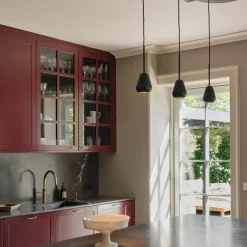 Anoli Spot Pendant, black/black