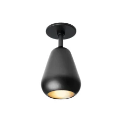 Anoli Spot Recessed Ceiling-/Wall Lamp, black/black