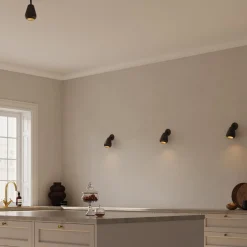 Anoli Spot Recessed Ceiling-/Wall Lamp, black/black