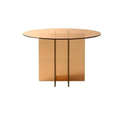 Anouk glasbord, brun gennemsigtig