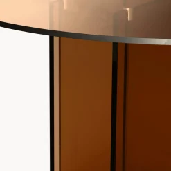 Anouk glasbord, brun gennemsigtig