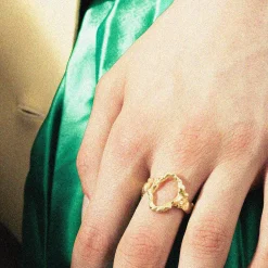 APOCALYPSE RING, forgyldt