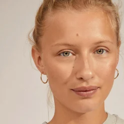 APRIL Hoops Small, gold plated