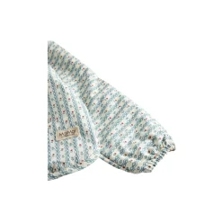 Apron LS, floral stripe