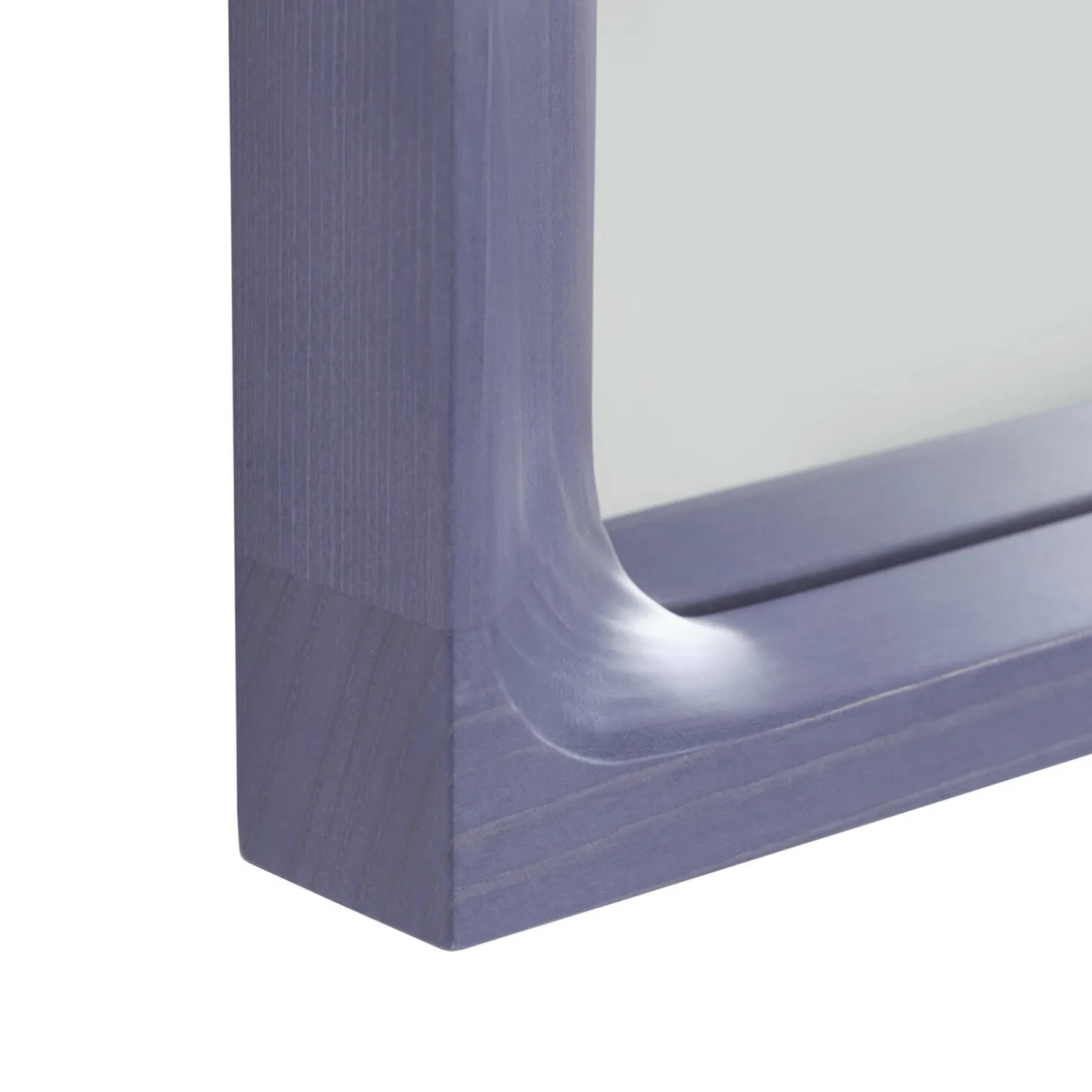 Arced Mirror, light lilac