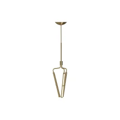 Archangel 3 415 Chandelier, brass
