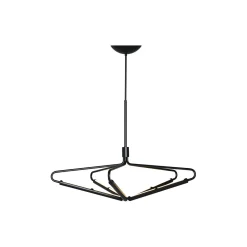 Archangel 5 415 Wide Chandelier, black