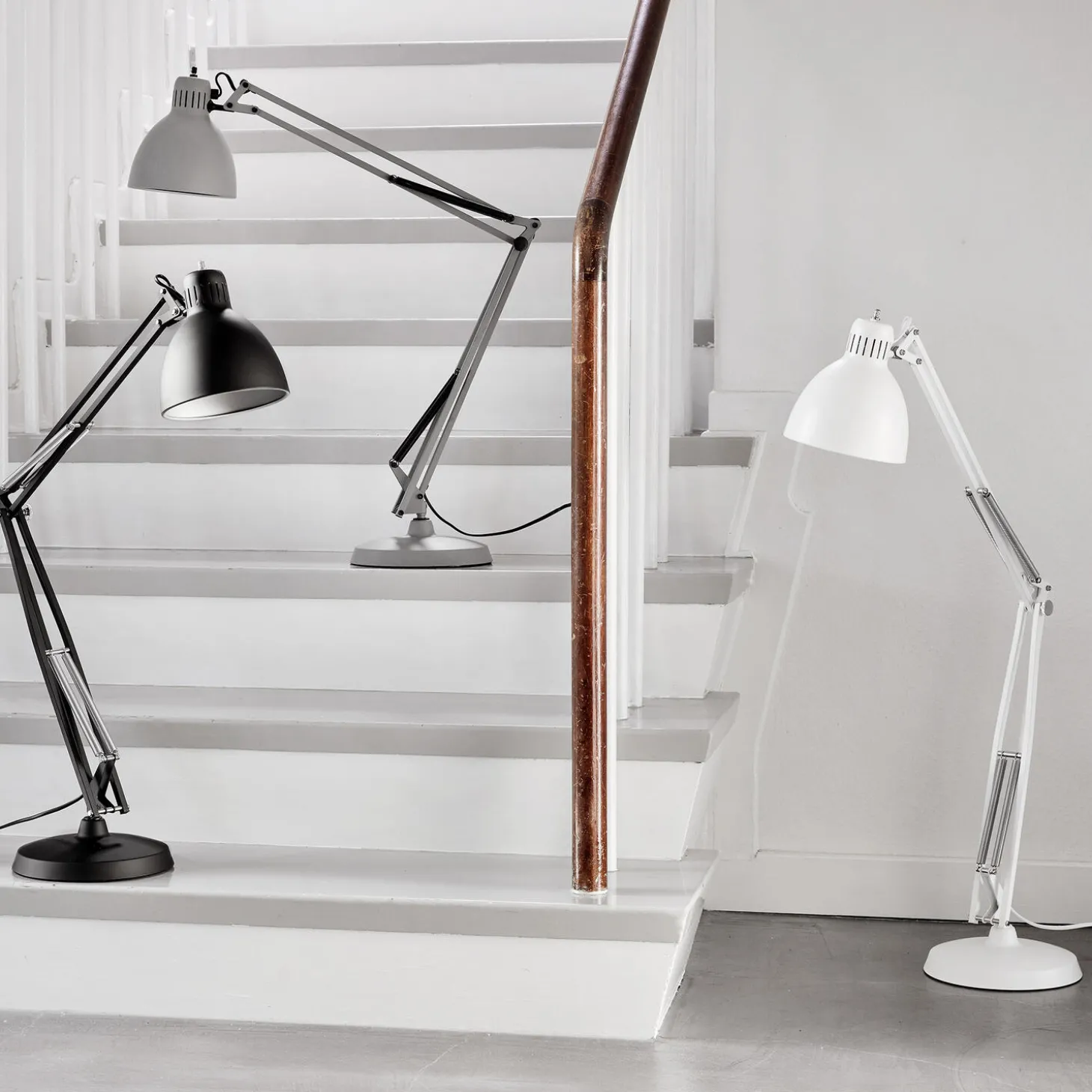 ARCHI T2 bordlampe, black/silver