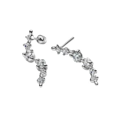 Arctic Earring Medium, silver