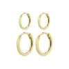 ARIELLA Hoops 2-i-1 sæt, gold plated