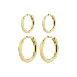 ARIELLA Hoops 2-i-1 sæt, gold plated