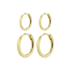 ARIELLA Hoops 2-i-1 sæt, gold plated