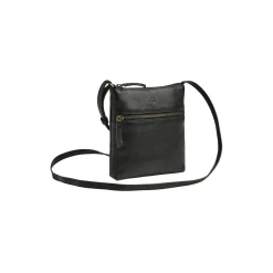 ArloMBG Crossbody Bag Soft Vintage, black w/br. gold