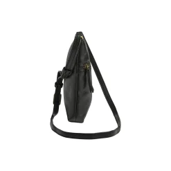 ArloMBG Crossbody Bag Soft Vintage, black w/br. gold