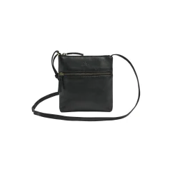 ArloMBG Crossbody Bag Soft Vintage, black w/br. gold