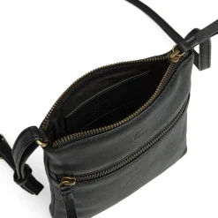 ArloMBG Crossbody Bag Soft Vintage, black w/br. gold