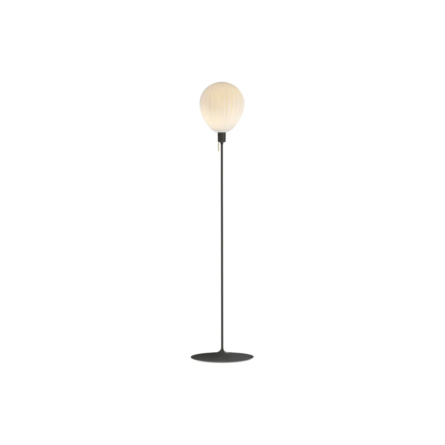 Around The World Floor Lamp, opal/black