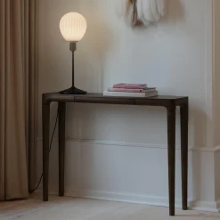 Around The World Table Lamp, opal/black