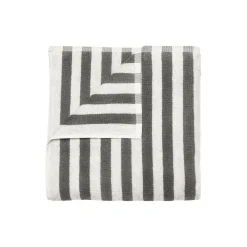 ARTO Badehåndklæde tykke striber, moonbeam/magnet