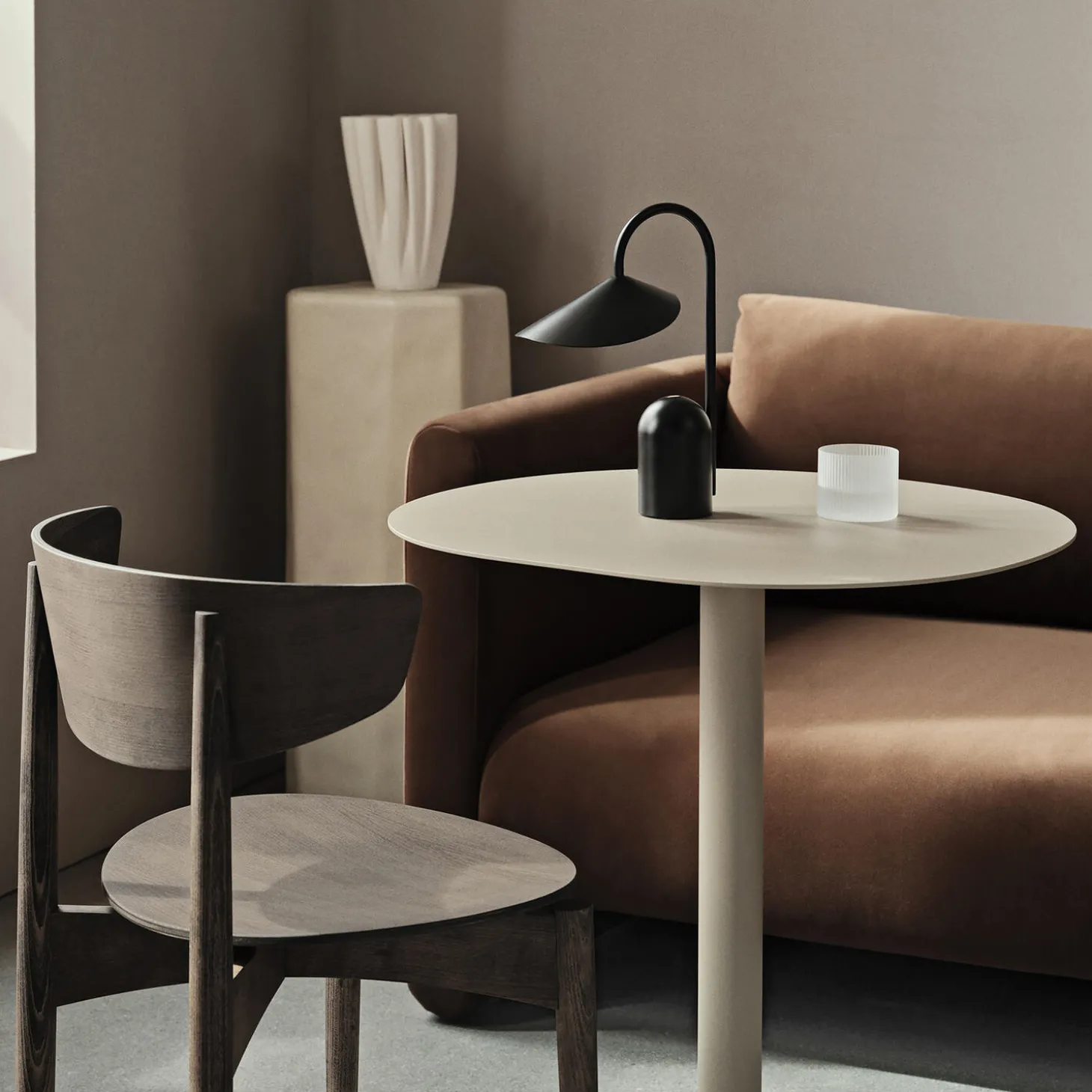 Arum Portable Lampe, black