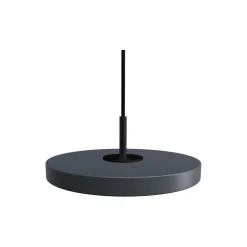 Asteria Micro Pendant, anthracite grey/black
