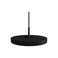 Asteria Micro Pendant, black/black